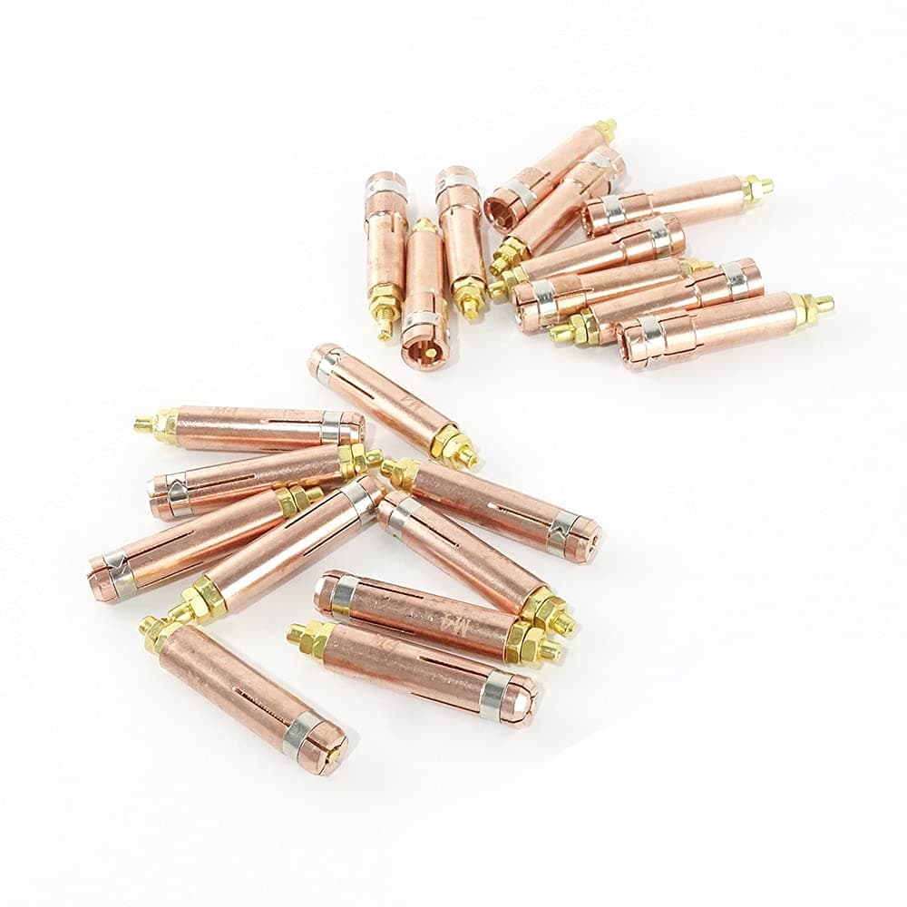 10pcs Stud Welding Chuck Collet M3 M4 M5 M6 M8 M10 Screw Nut for CD Capacitor Discharge Stud (M8)