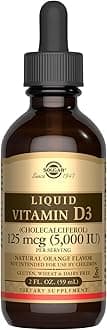 Liquid Vitamin D3, Natural Orange Flavor, 5000 IU, 2 fl oz (59 ml)