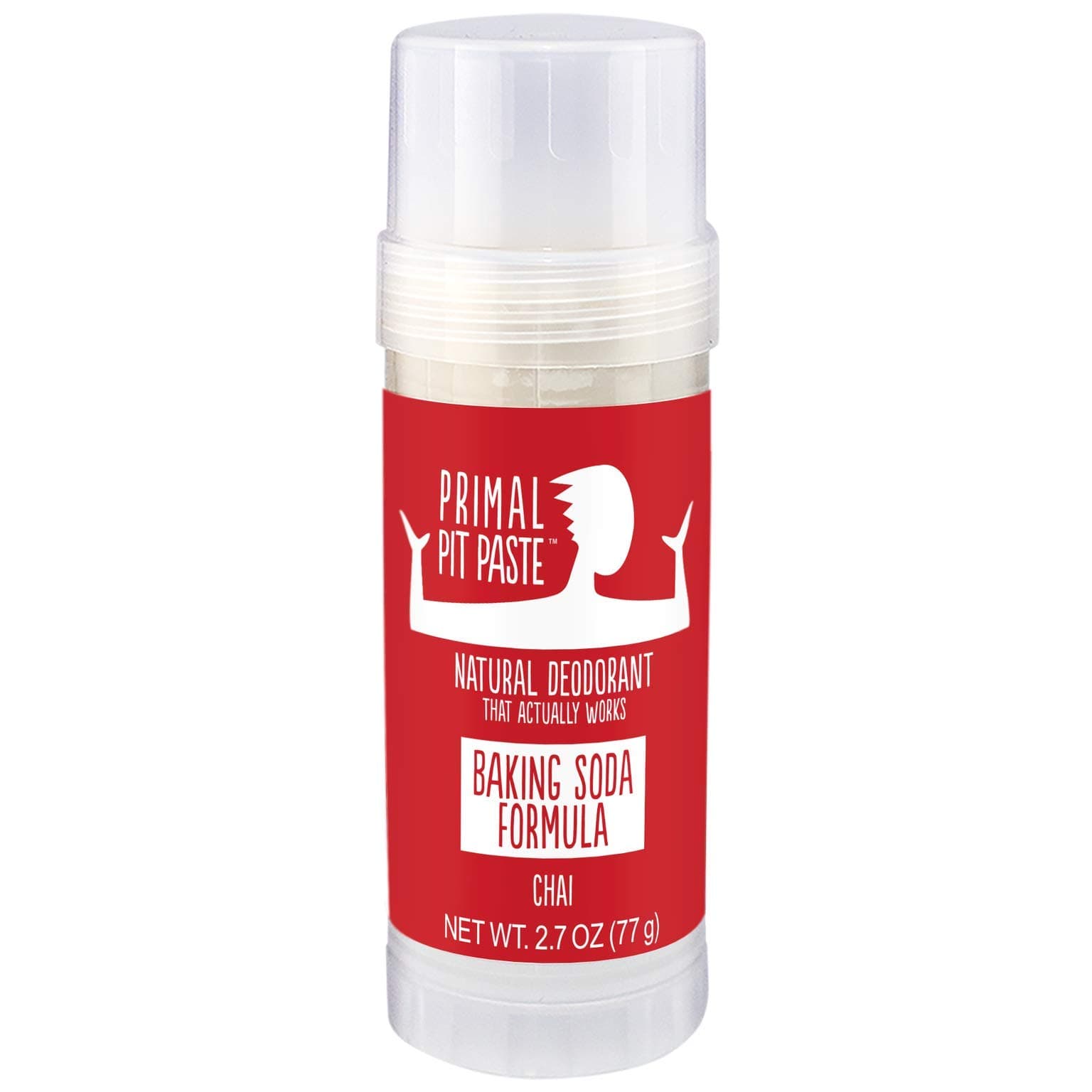 Primal Pit Paste Deodorant Stick - Natural Deodorant for Women, Men, Teens, Kids - Aluminum Free, Parabens & Sulfates Free, Gluten Free, Vegan, Cruelty Free, Non-GMO - Chai