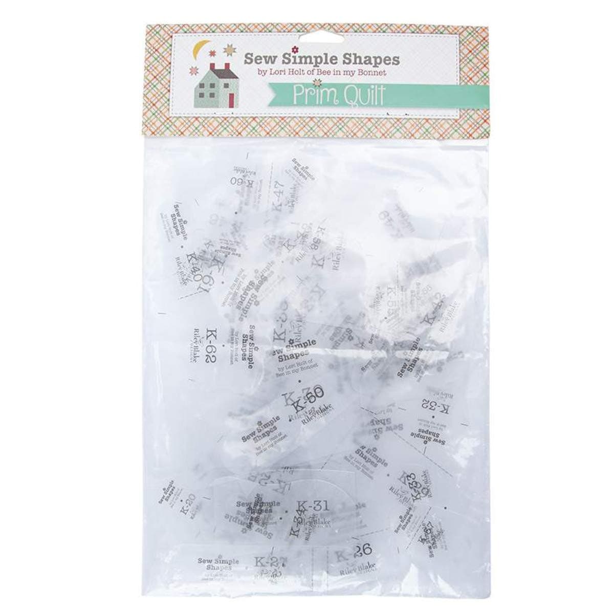 Riley Blake DesignsTemplate Set, Prim by Lori Holt 62/Pkg