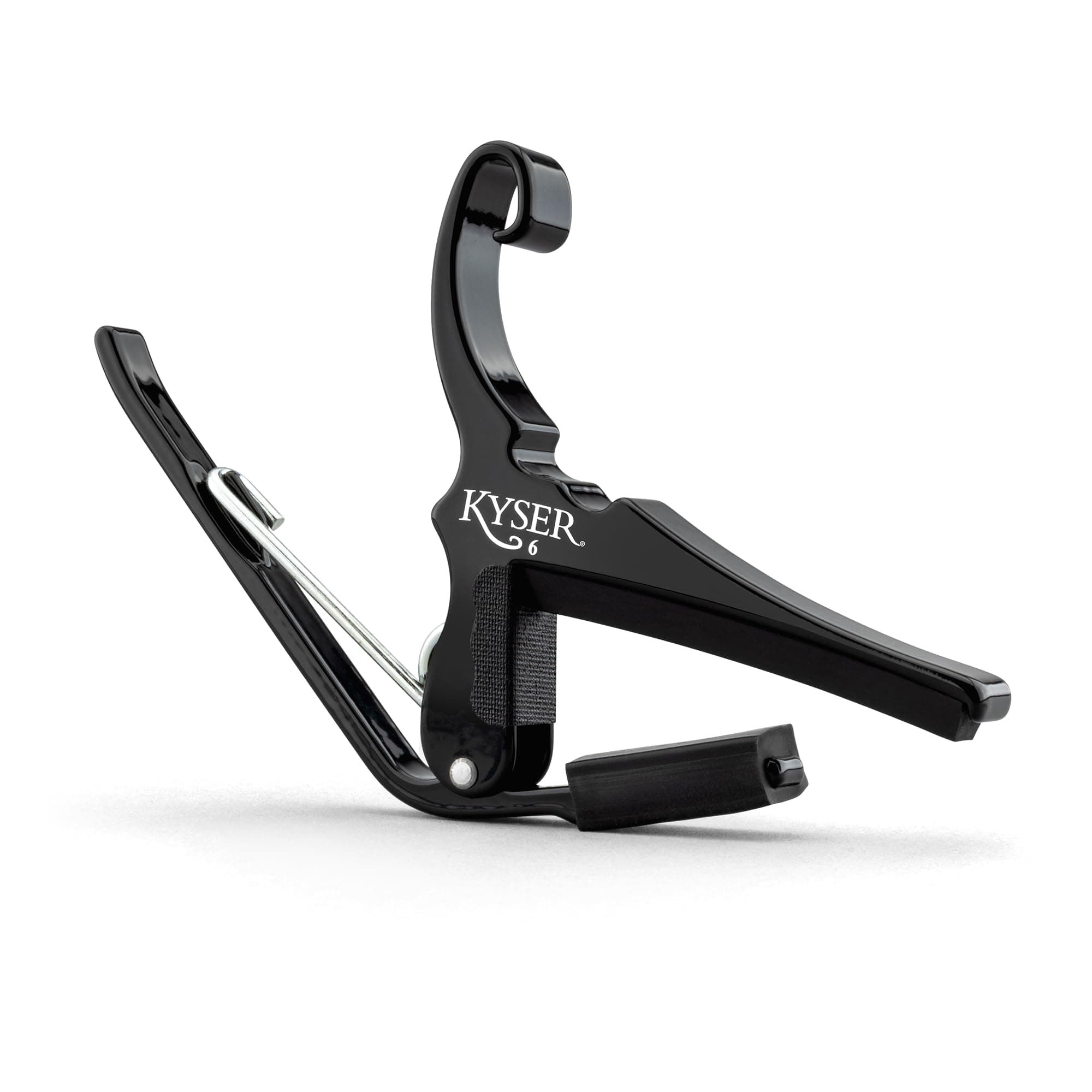 Kyser Quick-Change Capo for 6-string acoustic guitars, Black, KG6B