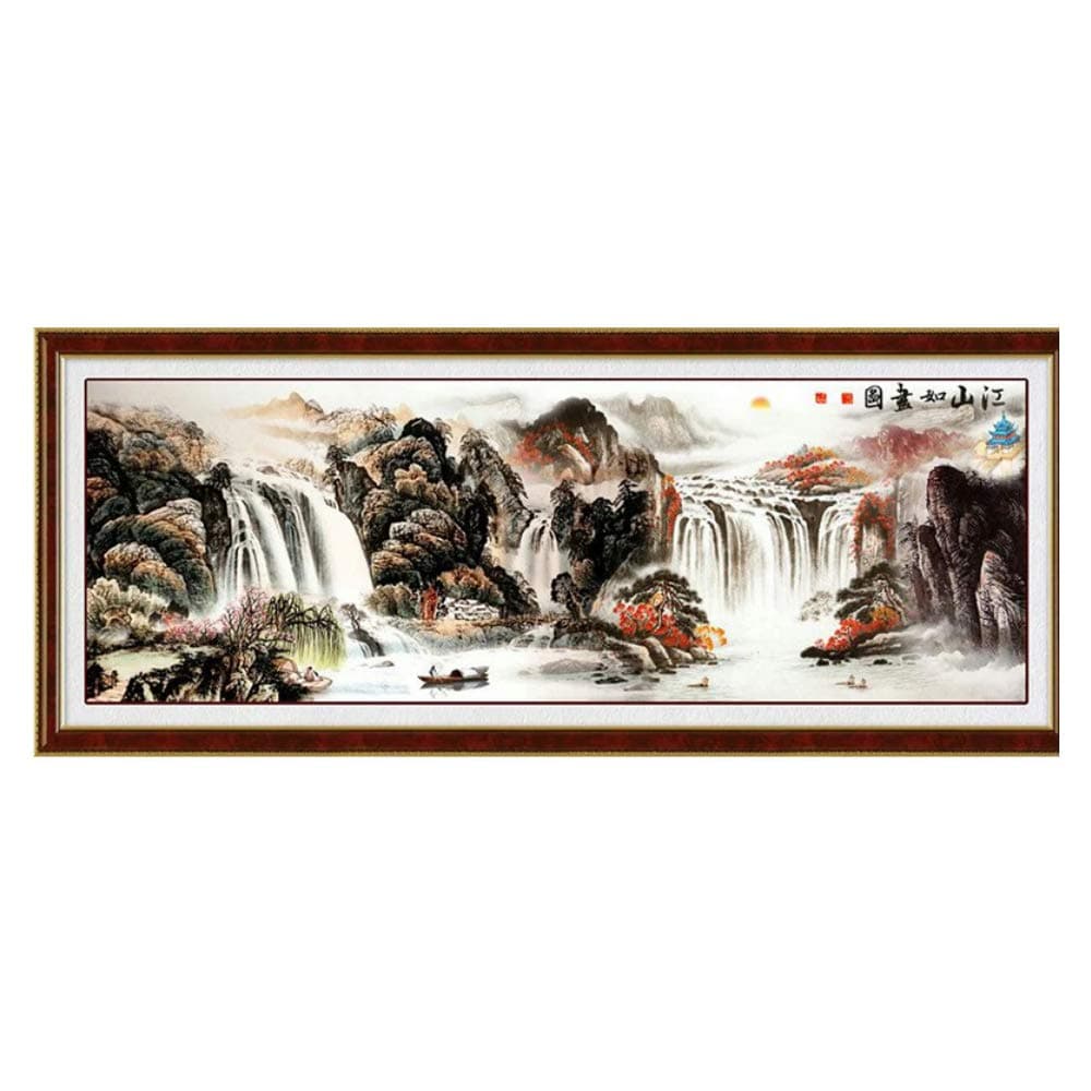 Cross Stitch, Landscape, Chinese Style, C0118