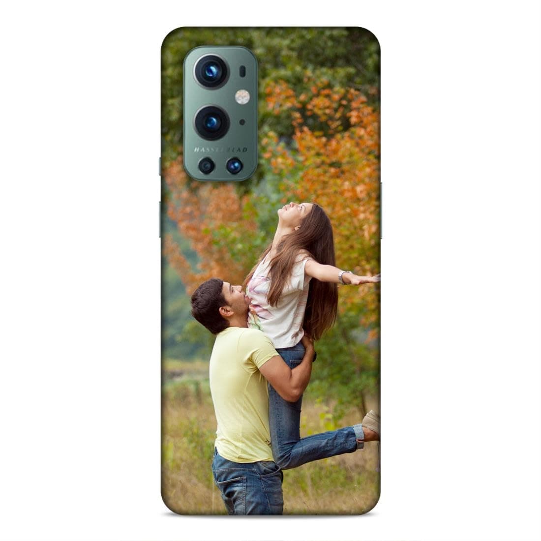 Polycarbonate Customised Mobile Back Case for Oneplus 9 Pro 5G (Own Photo with Frame, Name, Text, Font, Color), 3D Printed Hard Mobile Back Cover for Oneplus 9 Pro 5G, Multicolor