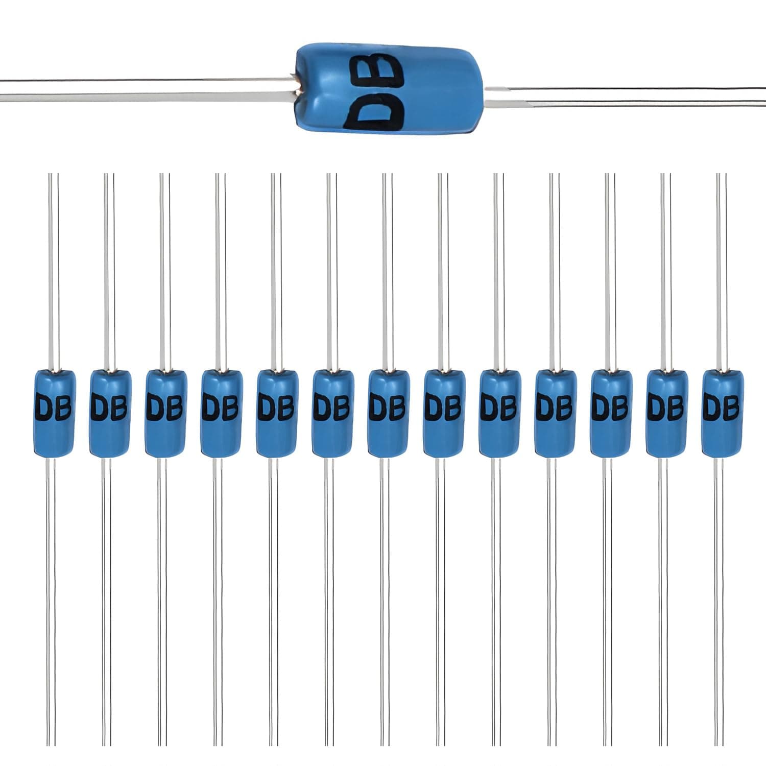 - (Pack of 100 Pieces) Chanzon DB3 DIAC Bidirectional Trigger Diode 2A 32V 150mW DO-35 (DO-204AH) DB-3 Axial Silicon Diodes