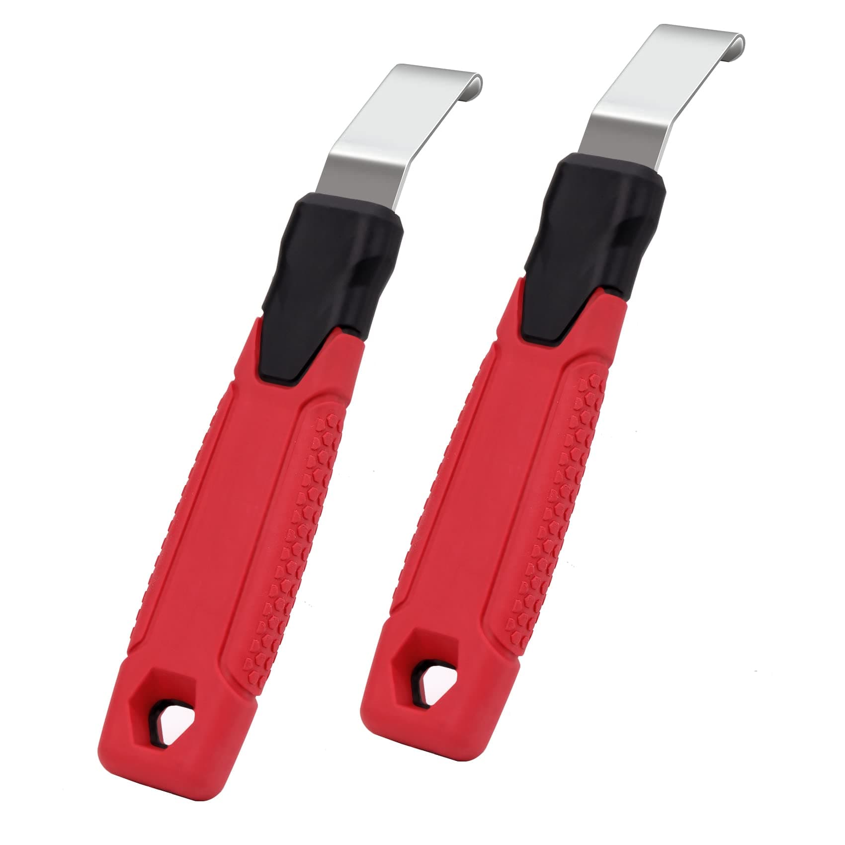 Vinyl Siding Removal Tool with Extra Long Handle- Steel Blade Vinyl Non-Slip Grip Handle for Installation and Removal Tool Avoid Damaging Vinyl Siding Tool (2)