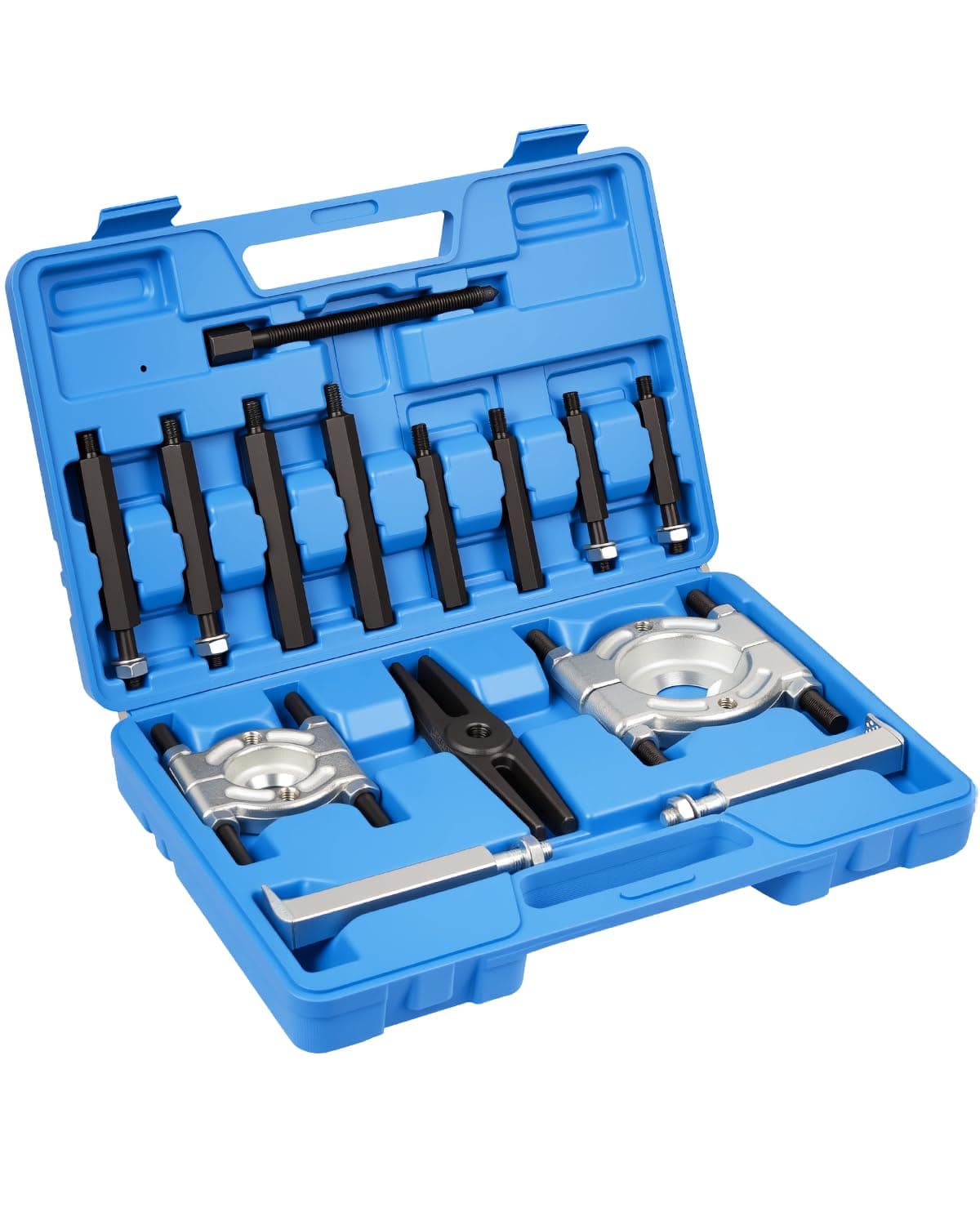 DAYUAN 14pcs Bearing Separator Puller Set, Heavy Duty 5 Ton Capacity 2" and 3" Bearings Splitters Puller Kit (Blue)