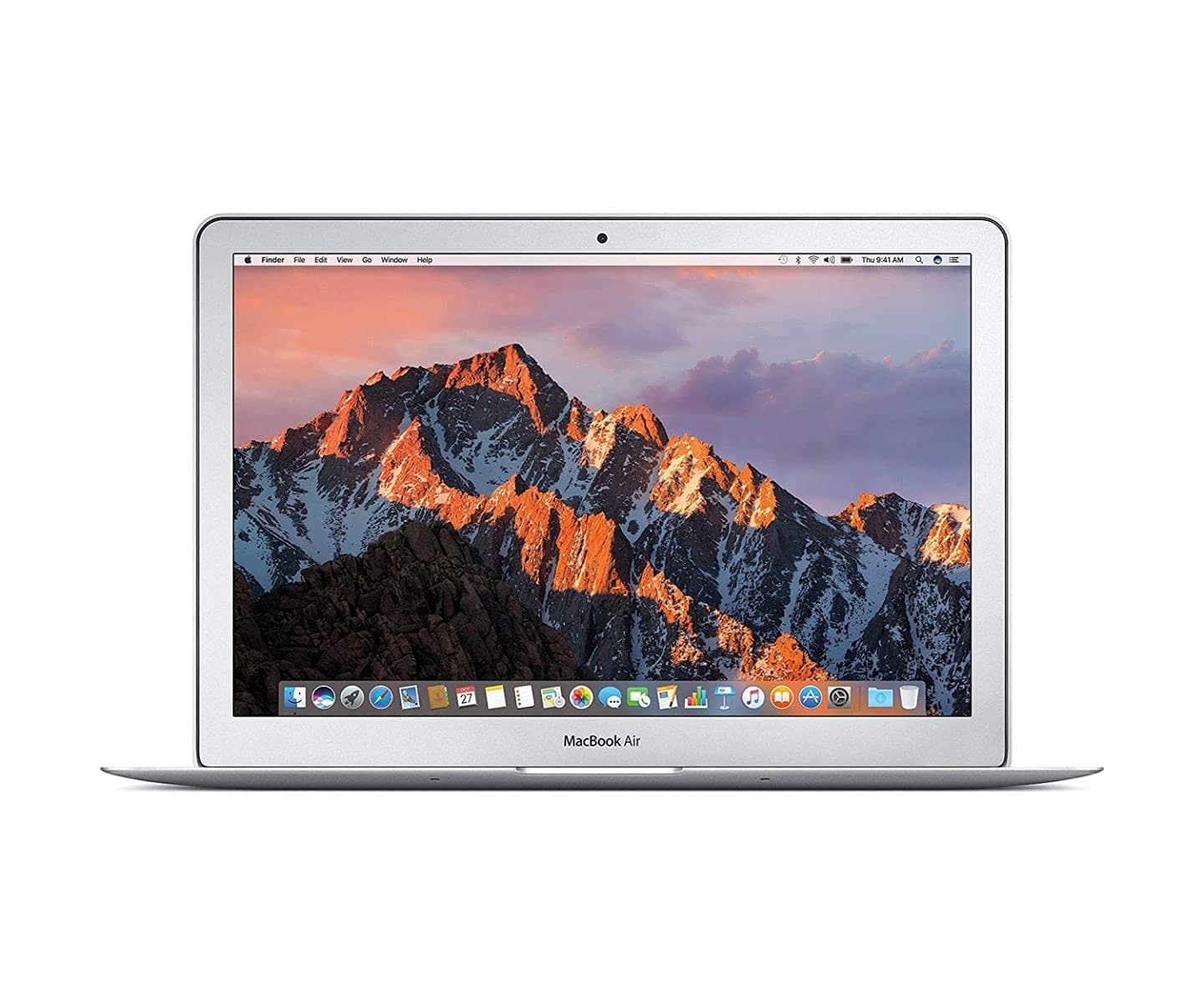 Mid 2017 Apple MacBook Air with 1.8GHz Intel Core i5 (13 inch, 8GB RAM, 128GB SSD) (QWERTY UK) Silver (Renewed)