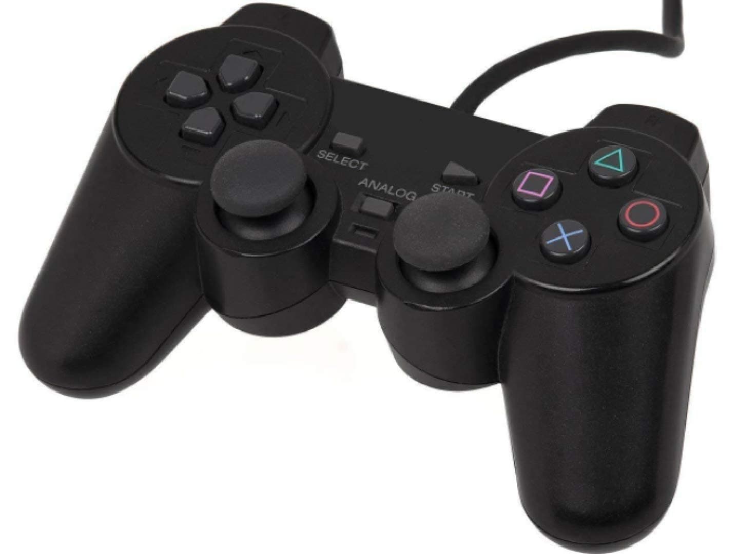 Exquisite Wired Dualshock 2 Controller compatible with Sony Playstation-2 (Generic)