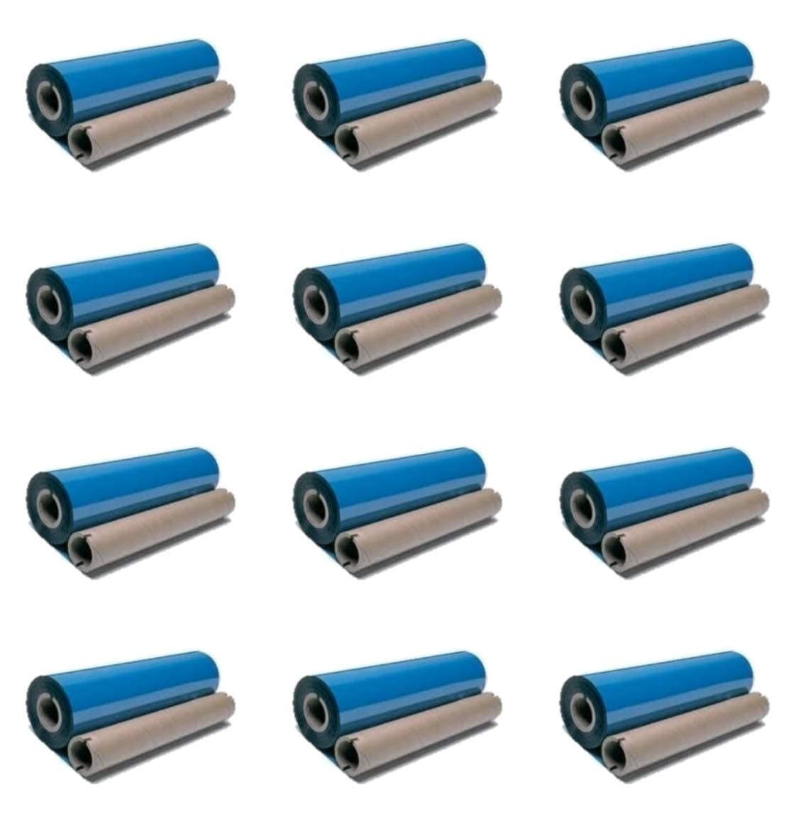 105 X 75 Meters, 0.5(1/2) Inch core, Thermal Transfer Barcode Labels Premium Wax Ribbon for 1/2 inch core inch Supported All Desktop Printer TSC, Zebra, Citzen, Datamax, Toshiba, Sato etc (12)