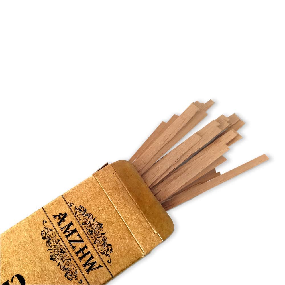 AMZHW Cedar Wood Cigar Lighter 50 Pack Spanish Cedar Matches Spills Match Lighting Strips - 22cm(8.6in)Pipe Smoking Accessories for Men