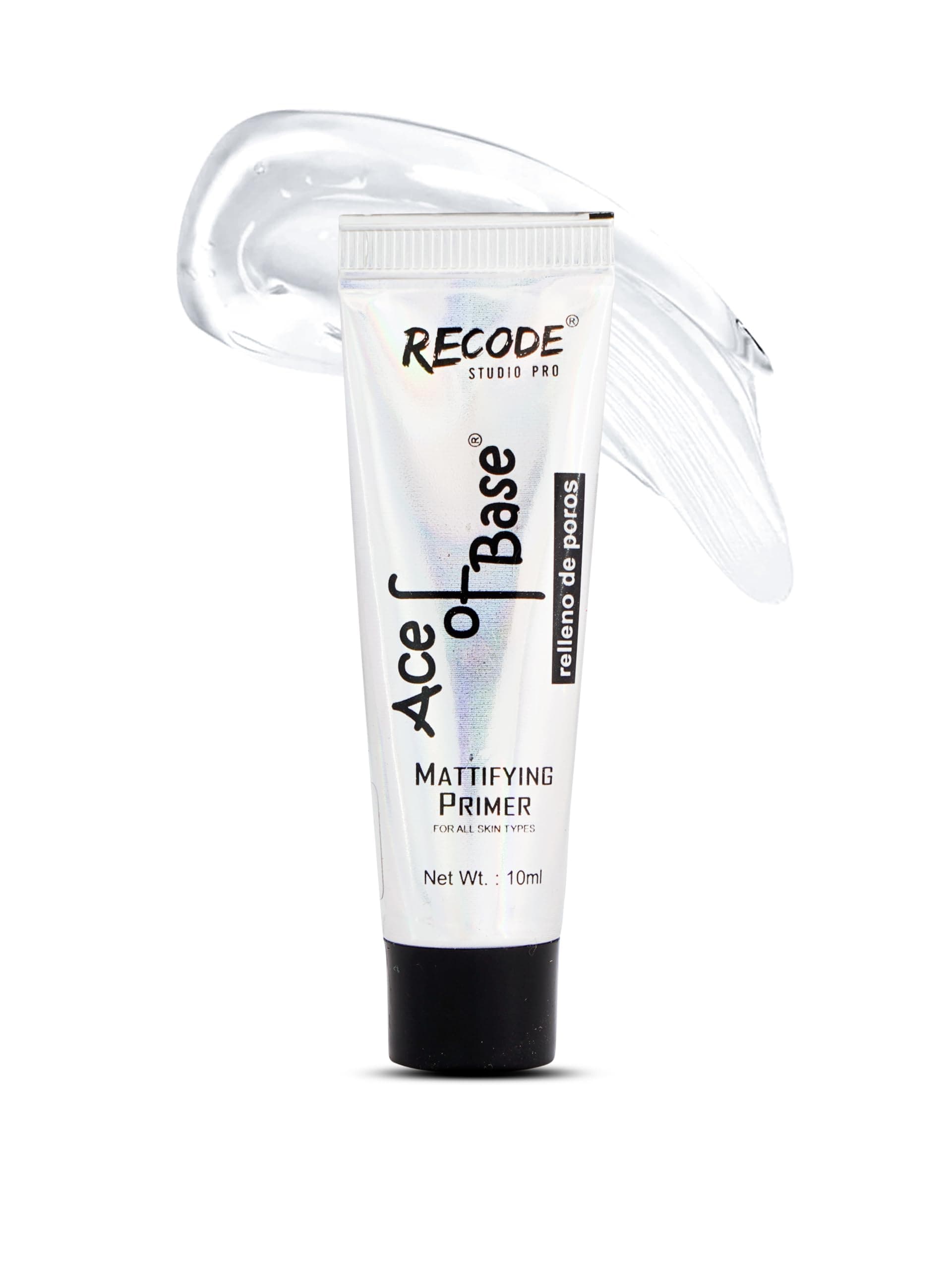 Ace of Base Mattifying Primer for Face Makeup 10ml | Applicable on Oily & Dry Skin | Blurs Fine Lines, Wrinkles & Pores