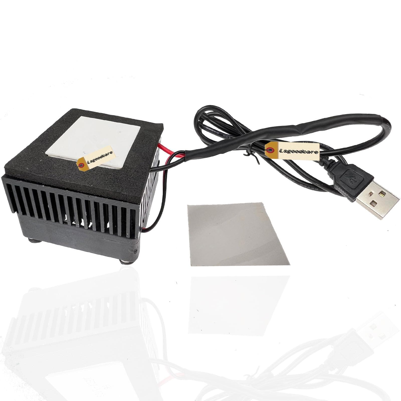 Lsgoodcare 5V DIY Phone Heatsink Module Kit, USB Semiconductor Refrigeration Cooler, Tablet Cooling System Peltier Heat sink with Heat conducting sheet
