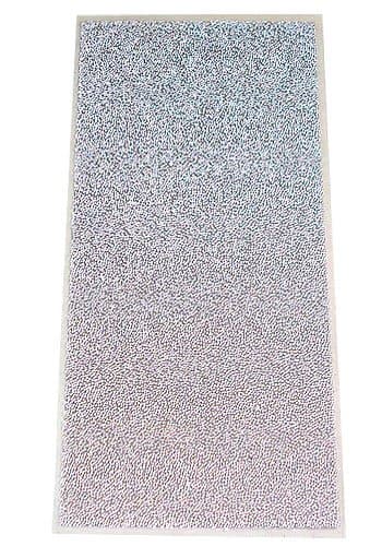 Metallic Silver - Press-on Crystal Shimmer Sheet - 6" X 2.75" - 2 Piece
