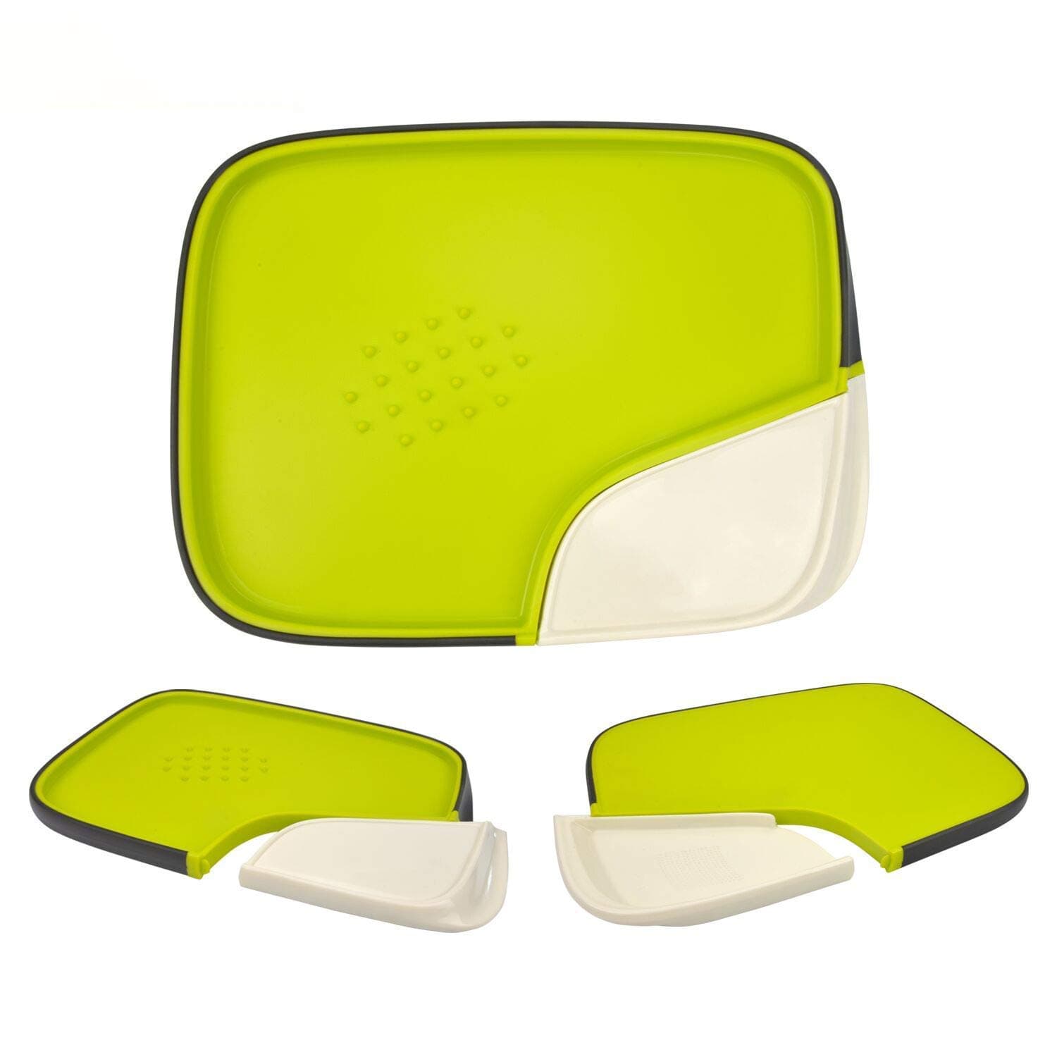 KALREDE Chopping Board,Multifunction Kitchen Cutting Board,Plastic Chopping Boards with Juice Groove & Detachable Scoop & Ginger Garlic Grinding, FDA Approved, BPA Free(Green)