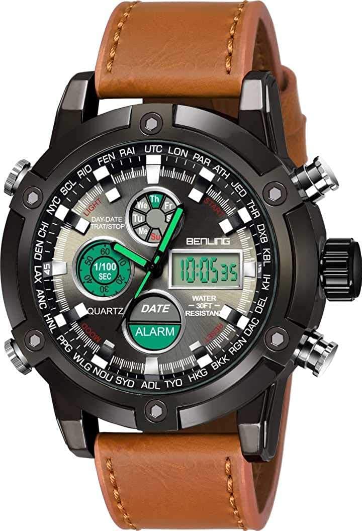 Analog Multi-Colour Dial Men's Watch - Type-99