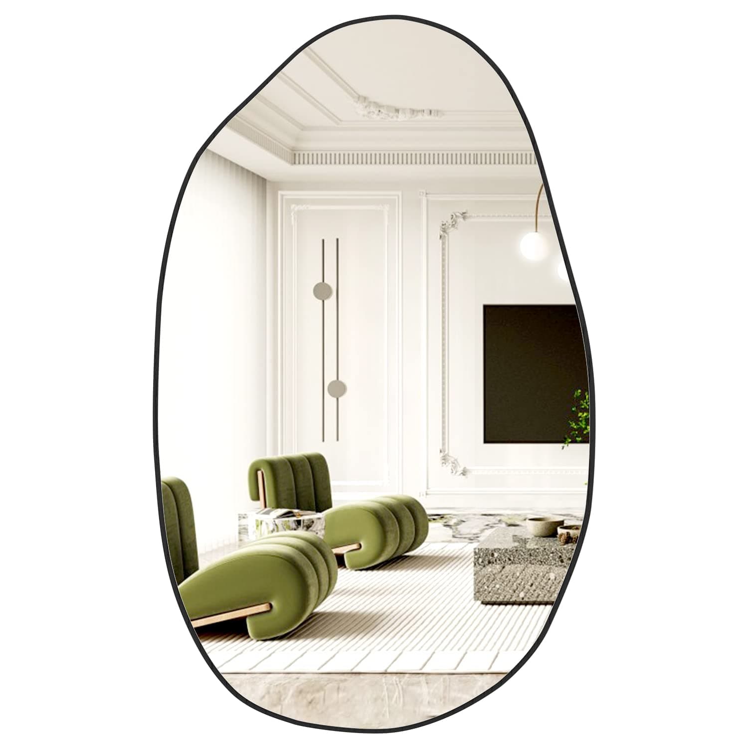 Asymmetrical Wall Mirror