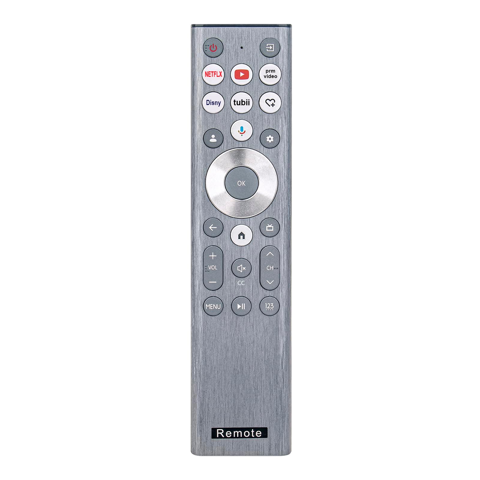 ERF6A80 New Replace Voice Remote work for Hisense 65-Inch Class U8 Series Mini-LED ULED 4K UHD Smart TV 2024 Models 55U8N 65U8N 75U8N 85U8N with Backlight and Gravity Sensing function