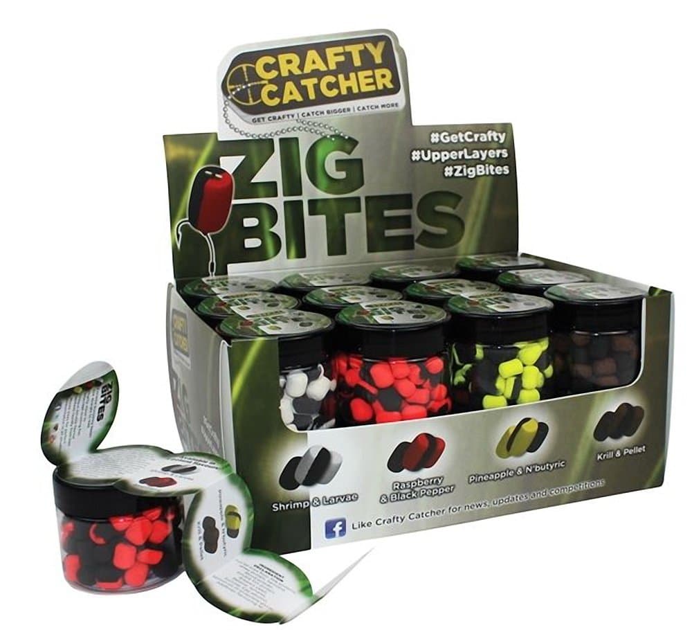 Zig-Rig Flavoured Pop-ups Quad-Pack Attractive Flavours Colours 4 x 20g