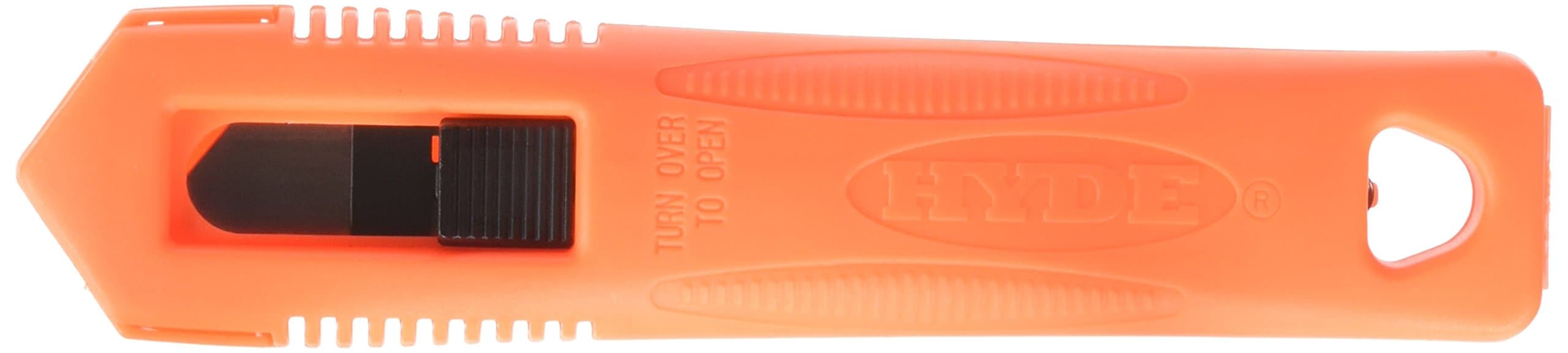 HYDE TOOLS Safety 42060 Switchblade Ultra-Light Utility Knife, 1/2-inch Exposure, Orange