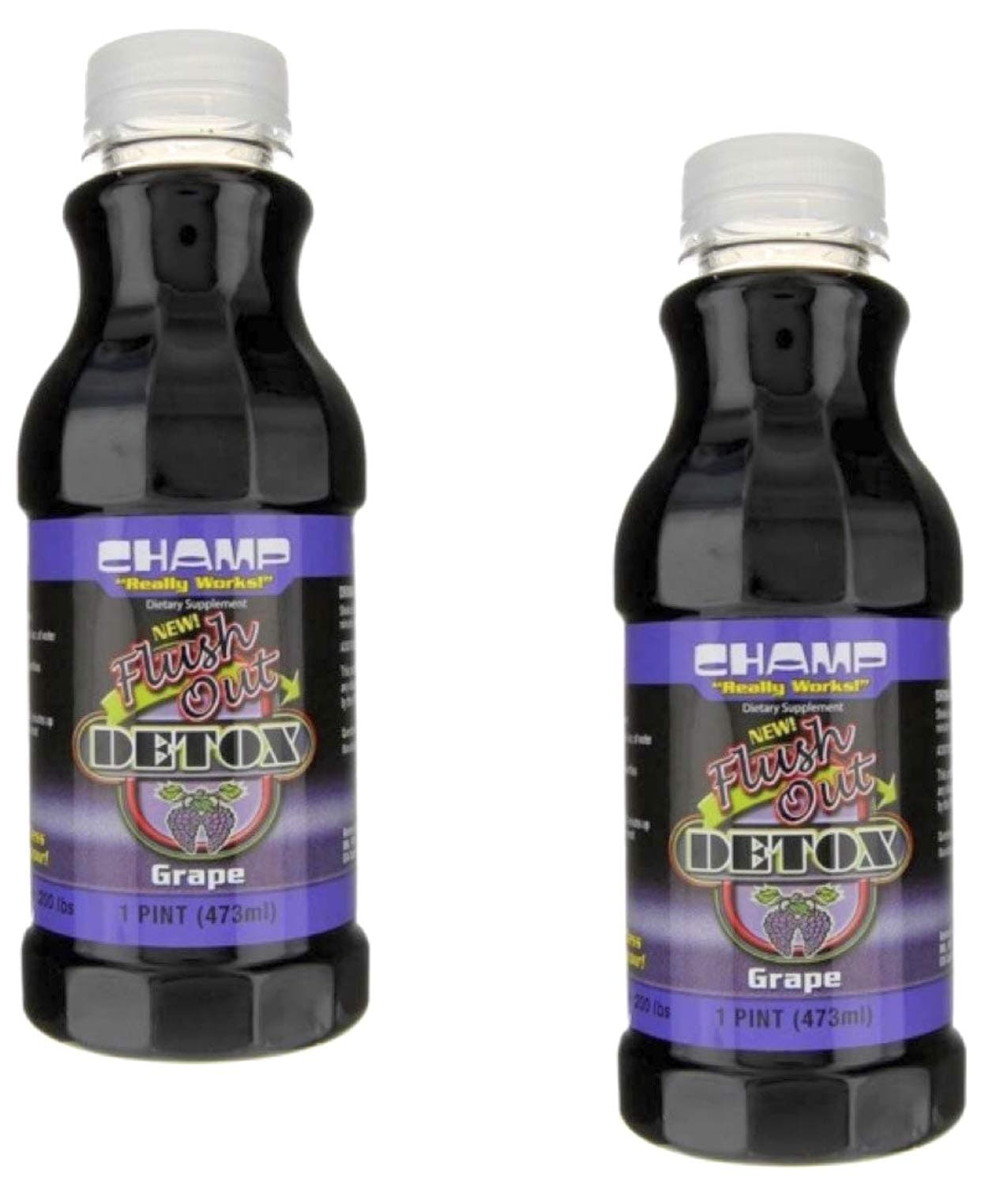 Flush Out Detox Drink , Grape - 1 Pint (2 Count)