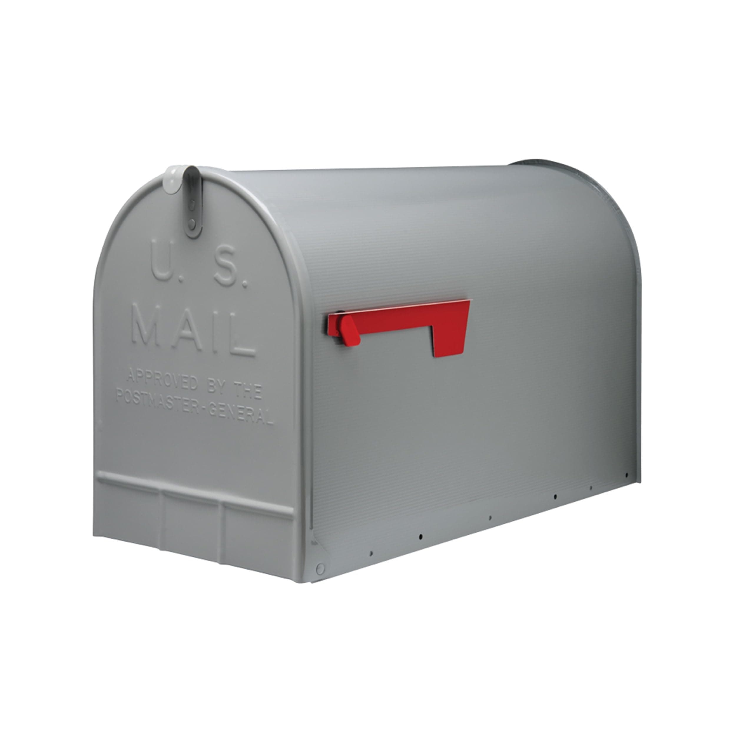 Gibraltar ST2000AM Stanley Post-Mount Mailbox, XL, Gray Steel - Quantity 1