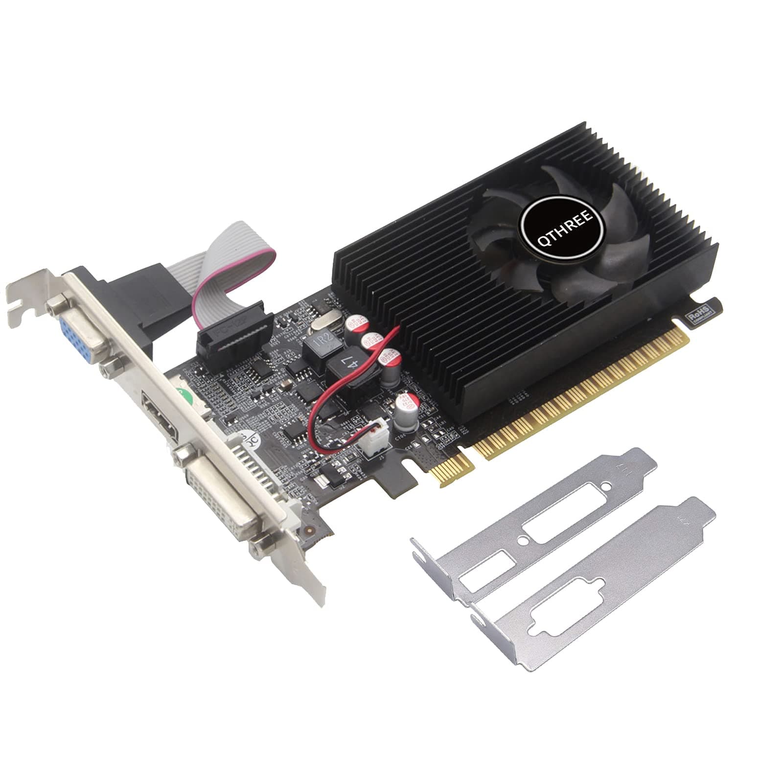NVIDIA GT 730 Graphics Card,4GB,DDR3,128-Bits,Desktop Video Card for Gaming PC,DVI-I,HDMI,VGA,PCI Express x16,Low Profile Computer GPU,DirectX 11,Support 2K