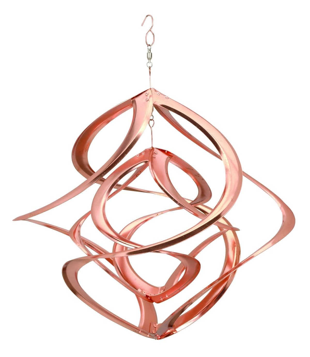 Red Carpet Studios The Original Cosmix Deluxe Helix Wind Spinner, Medium 14-Inch, Double Copper