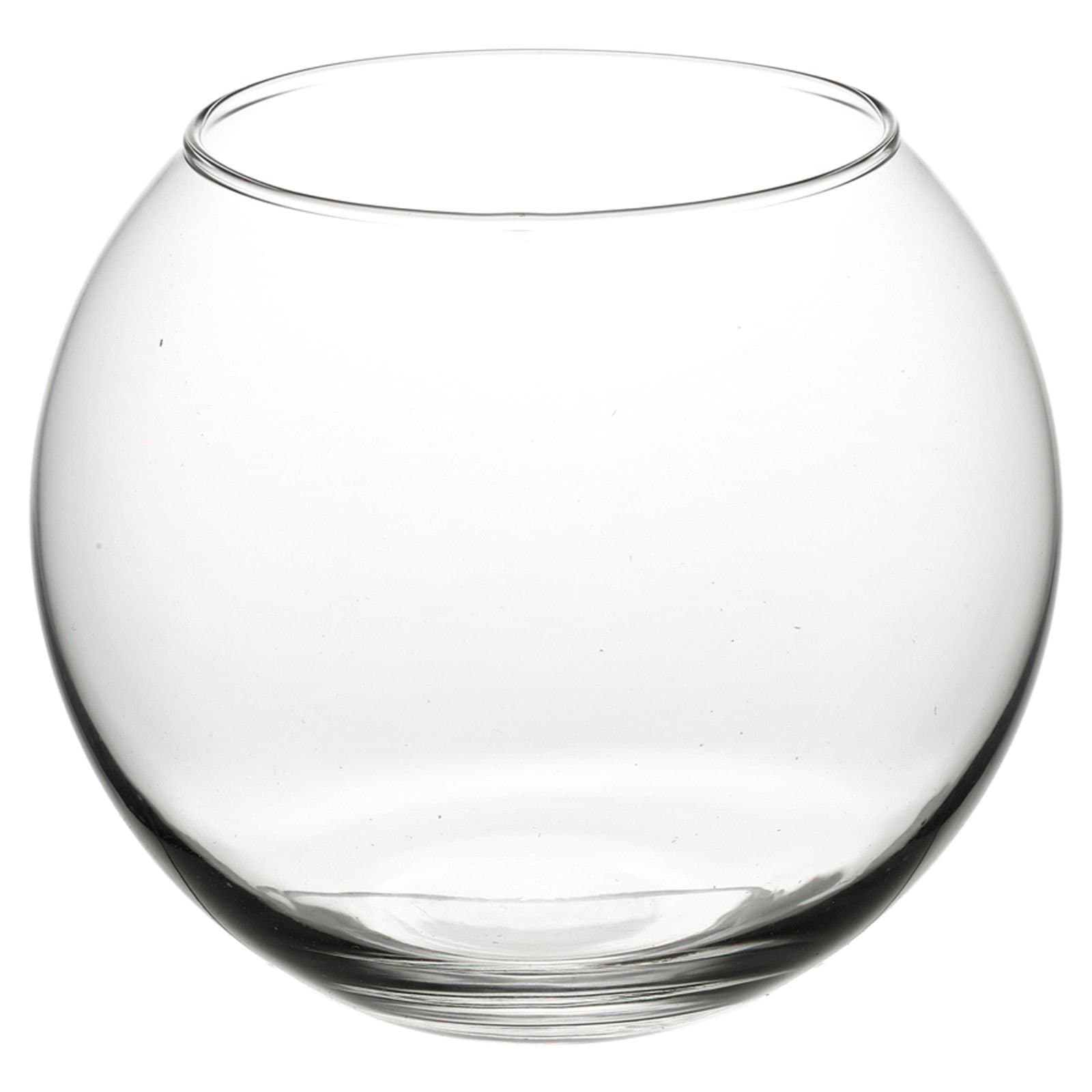 Pasabahce 16cm Large Fish Assorted Round Vase Bowl