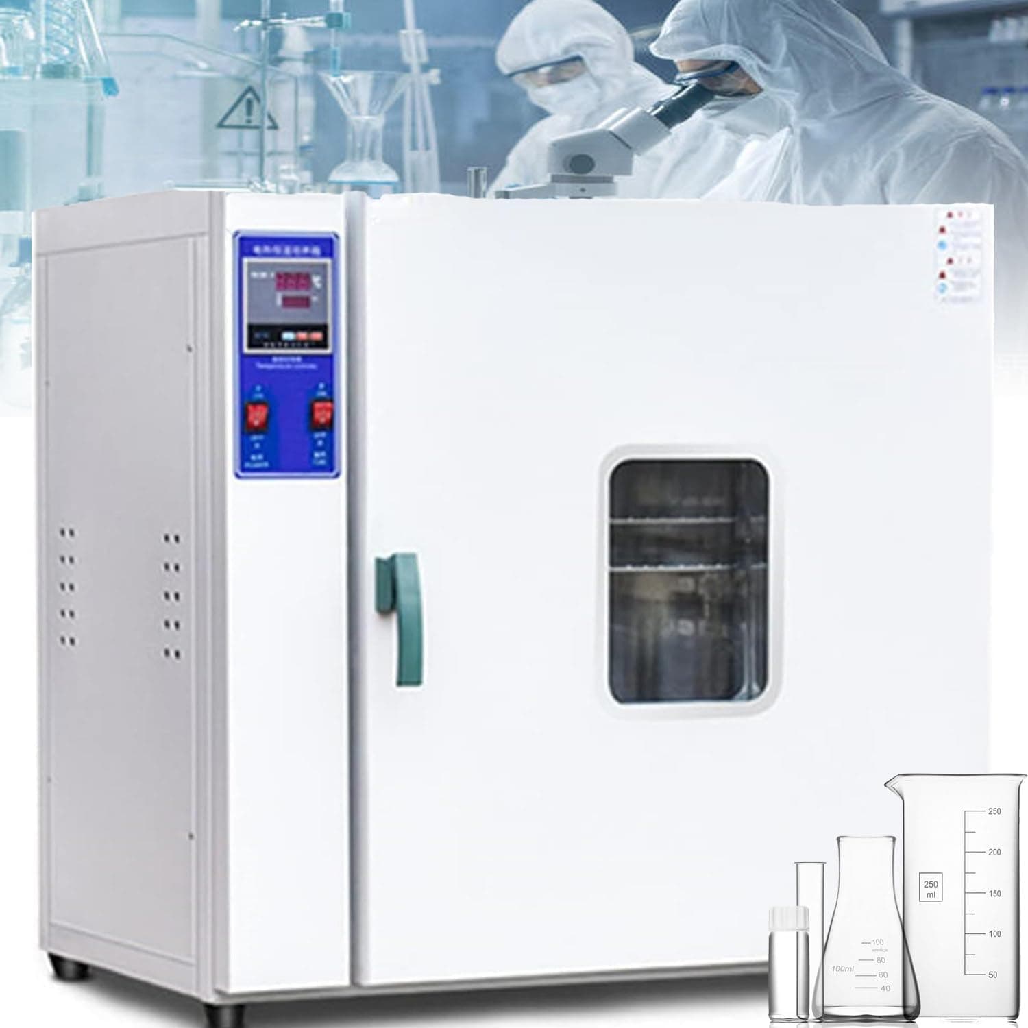 Laboratory Drying Oven 15.6L Constant Temperature Blast Drying Oven for Industrial Use - Forced Air Convection, Lab Oven for Precision Drying