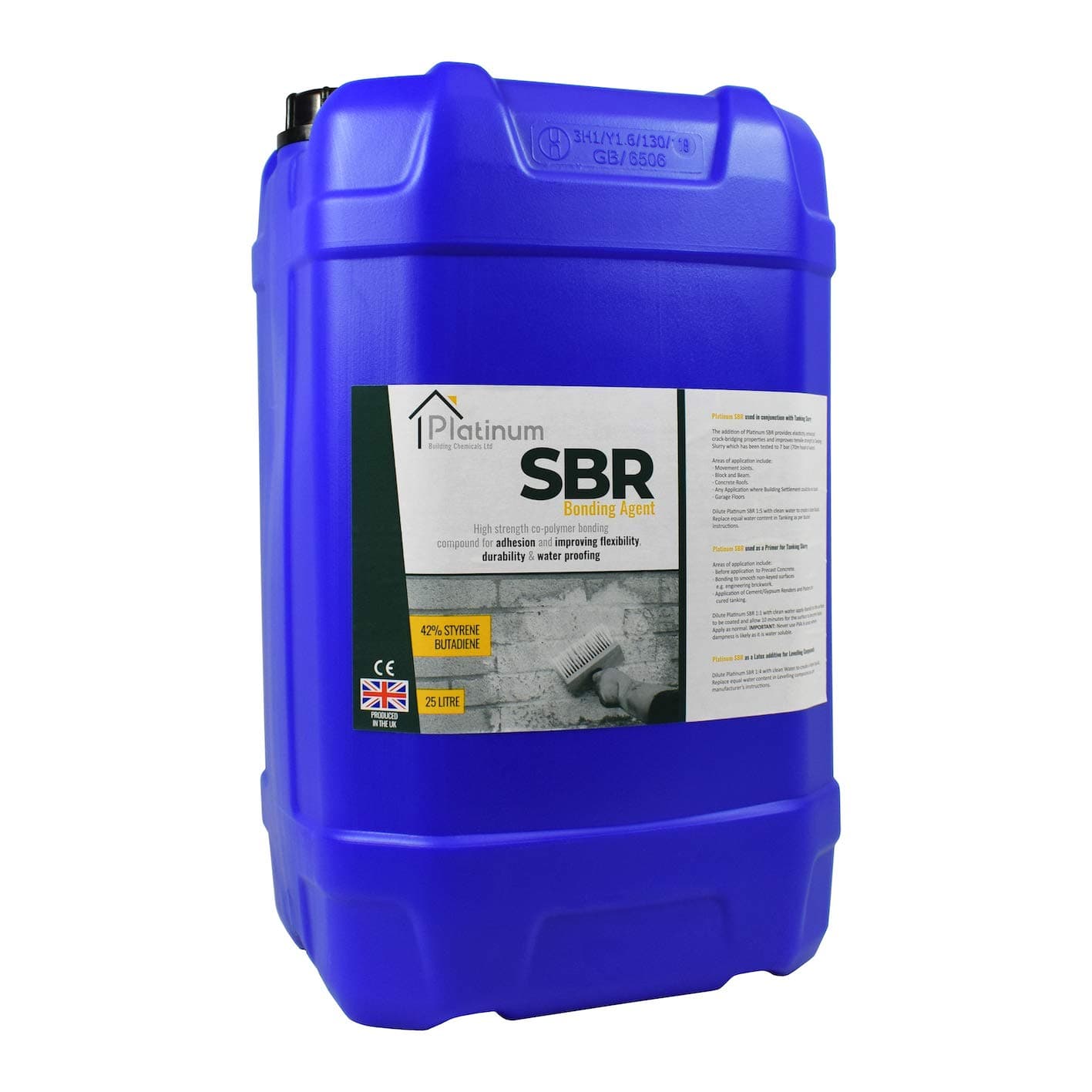 SBR BONDING Agent 25L (HIGH Strength 42% Solid Contents) - Cement Render ADDITIVE - Basement TANKING Primer