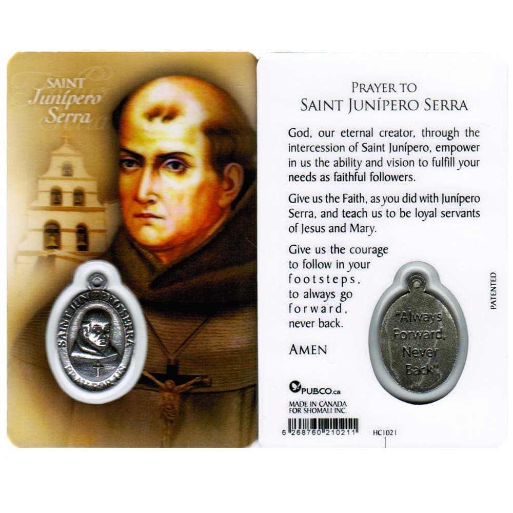 RosaryMartSaint Junipero Serra, Prayer Card