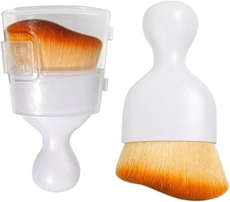 Car Interior Detailing Brush,Soft Bristle Cleaning Brush Car Detailing Brush Dusting Brush,Car Interior Cleaning Tool,Auto Detail Brush Car Dash Duster Brush (White with Cap)