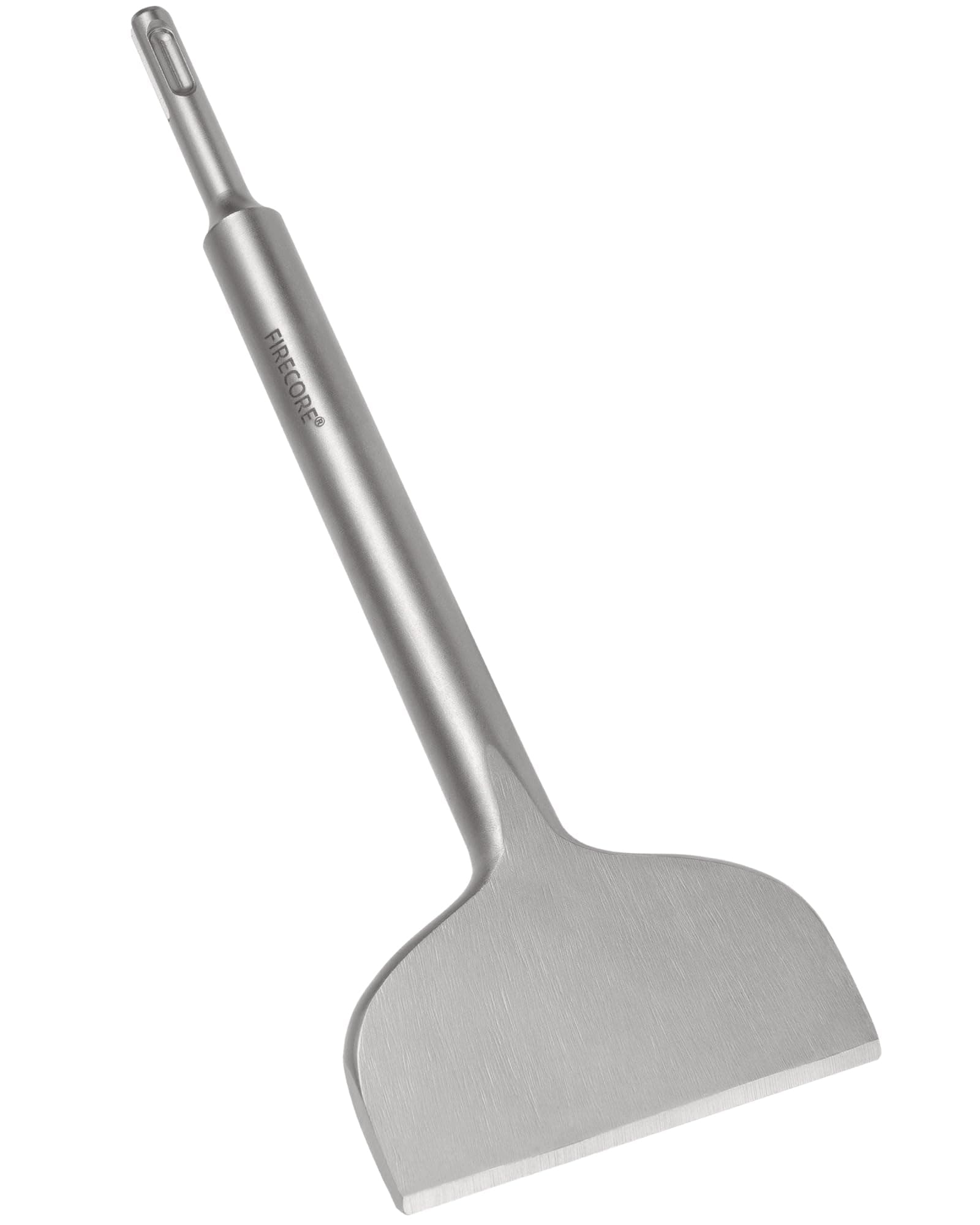 SDS Plus Chisel, 4x11 Inch Tile Removal Bit for Rotary Hammer Drill, Steel Shovel Scaling Flat Tool for Thinset Vinyl Concrete Mortar Flooring Adhesives Glue