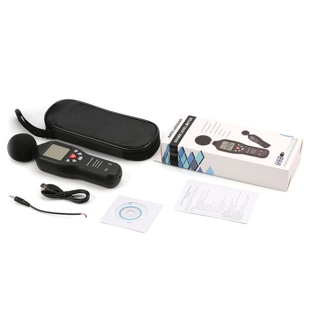TL-200 High Precision Decibel Sensor Digital Sound Level Decibel Meter 30-130dB with Backlight 32000 Data Noise Measurement