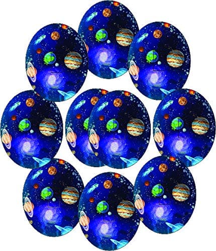 RockaDex Dexcom G6 Precut Space Design Adhesive Patches - 10 Pack.