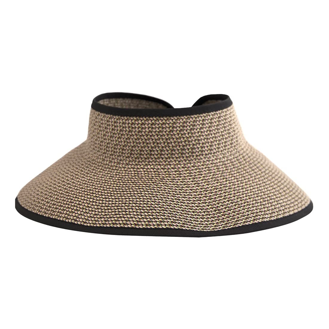 San Diego Hat Company Women's Adjustable Packable Roll-Up Visor