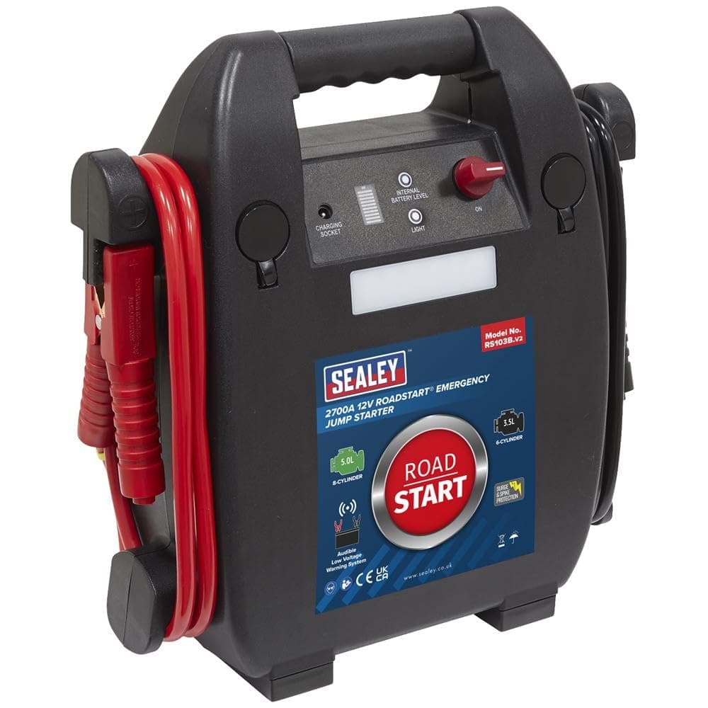 Sealey RoadStart® Emergency Jump Starter 2700A 12V - RS103B