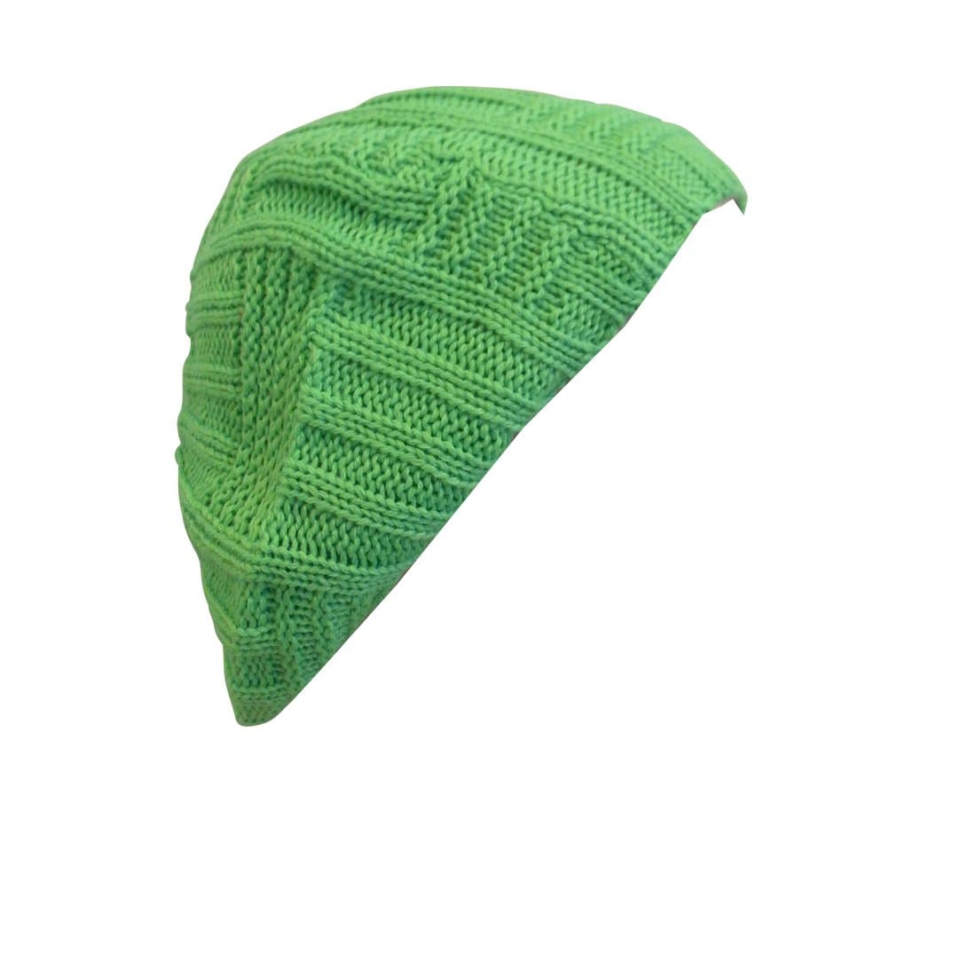 Neon Beret Knit Berets Tam