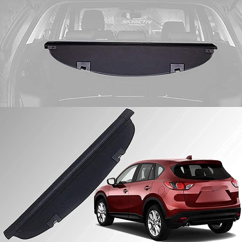 Cargo Cover for 2012 2013 2014 2015 2016 Mazda CX-5 Trunk Retractable Cargo Luggage Security Shade Cover Shield Black