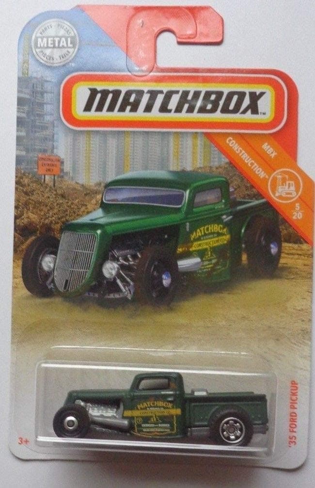 2019 Basic Vehicle MBX Construction - '35 Ford Pickup (Dark Green)