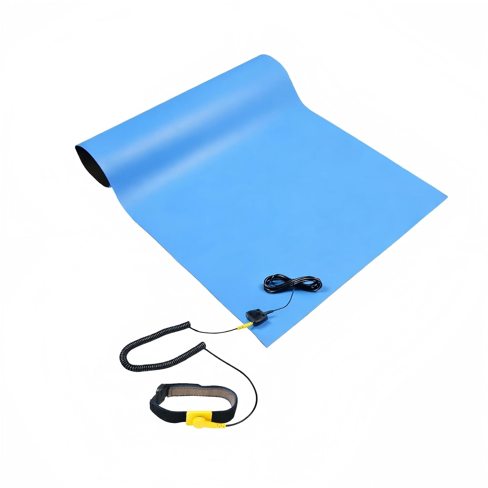 Anti Static Mat for Pc ESD Mat: 17"X25" Soldering Table Mat Kit Computer Electronics Repair- Heat Resistant Static Mat（Cerulean Blue）