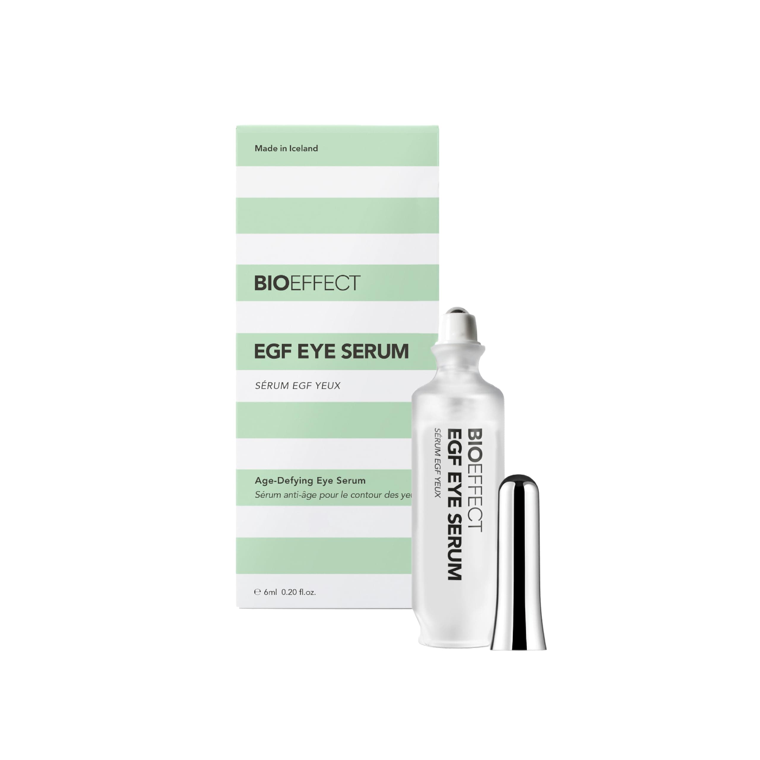 EGF Eye Serum with De-Puffer Rollerball, Anti-Aging, Moisturizing Contour Gel To Visibly Reduce Wrinkles, Puffiness, Fine Lines with Barley Growth-Factor Protein