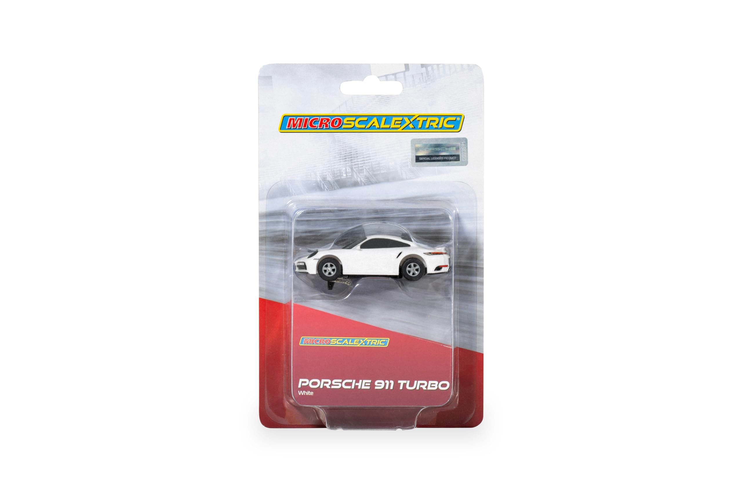 Scalextric Micro P or sche 911 Turbo Car - White. Micro
