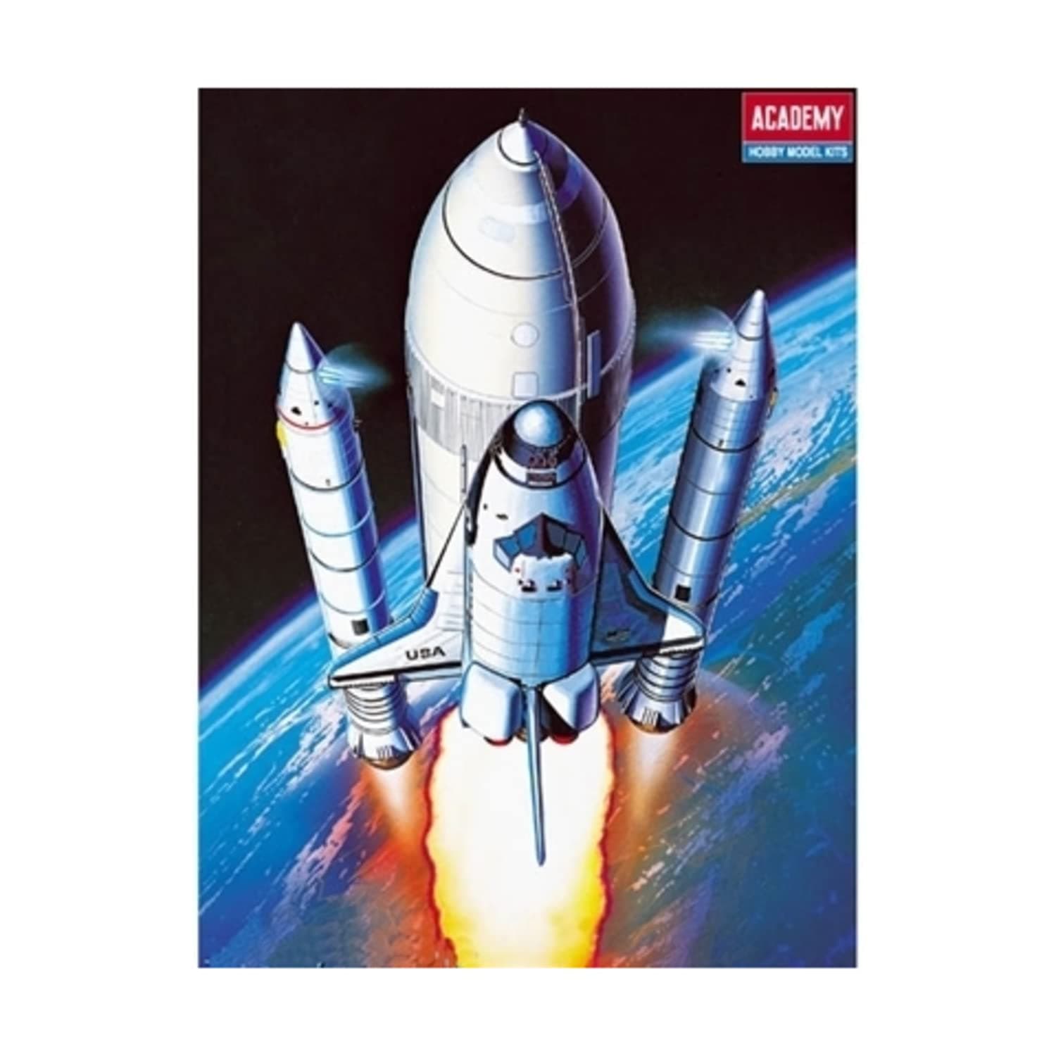 ACADEMY HOBBY MODEL KITS Space Shuttle and Booster Rockets