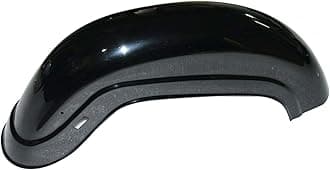AEspares Fits Royal Enfield Classic 350cc Rear Mudguard Fender Steel Plane Black