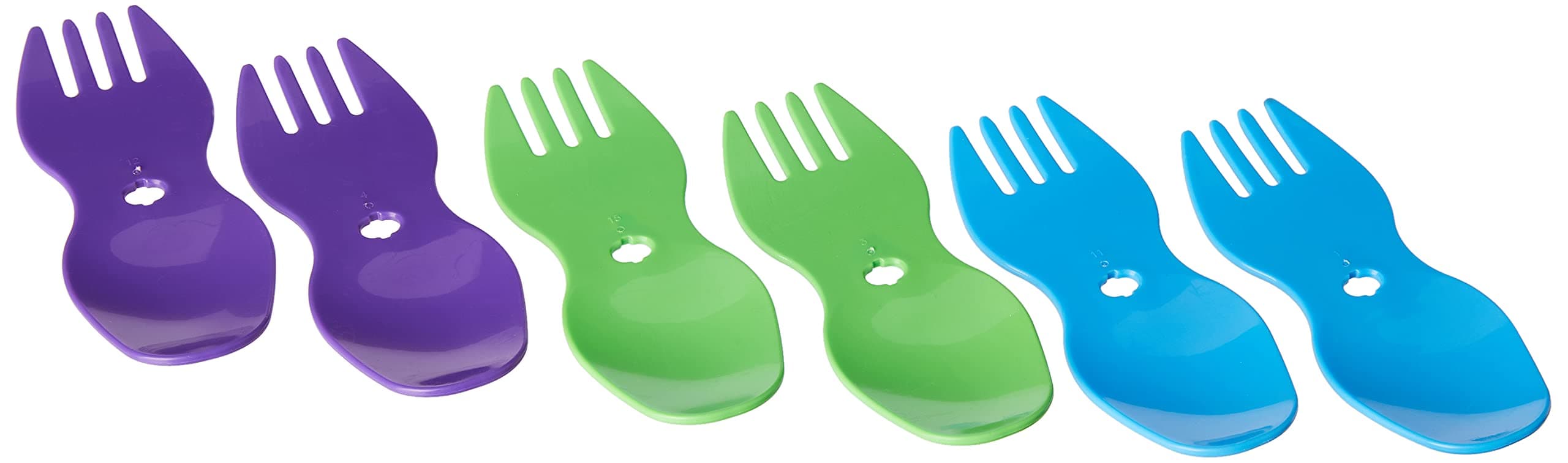 Sistema Spork, Assorted, 6 Pieces [Energy Class A]