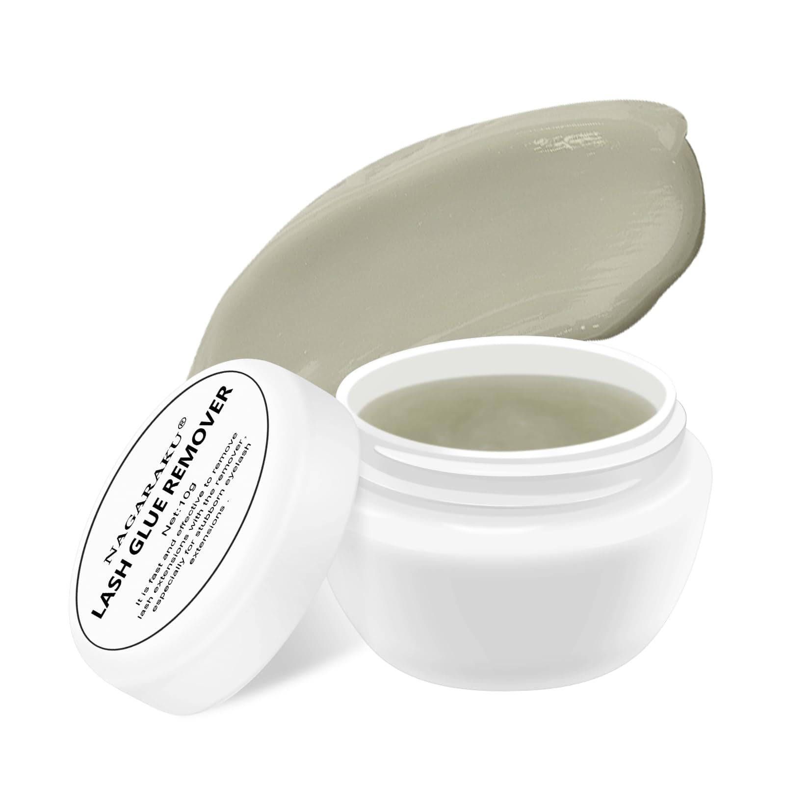 NAGARAKU Eyelash Extensions Glue Remover Cream Paste 10g Mild Gel Adhesive Removing Fast Action Lash Supplies