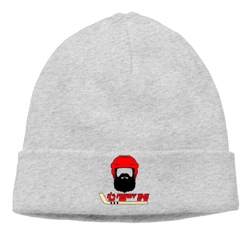 Funny Hockey Beard Beanie Hat