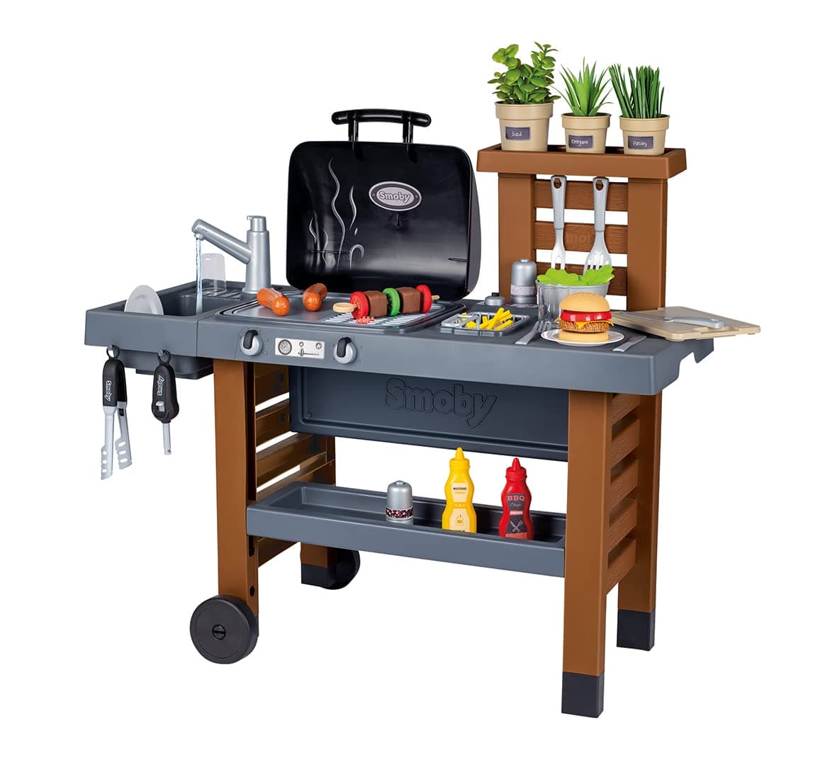 Smoby - GARDEN KITCHEN - INCLUDES 43 ACCESSORIES