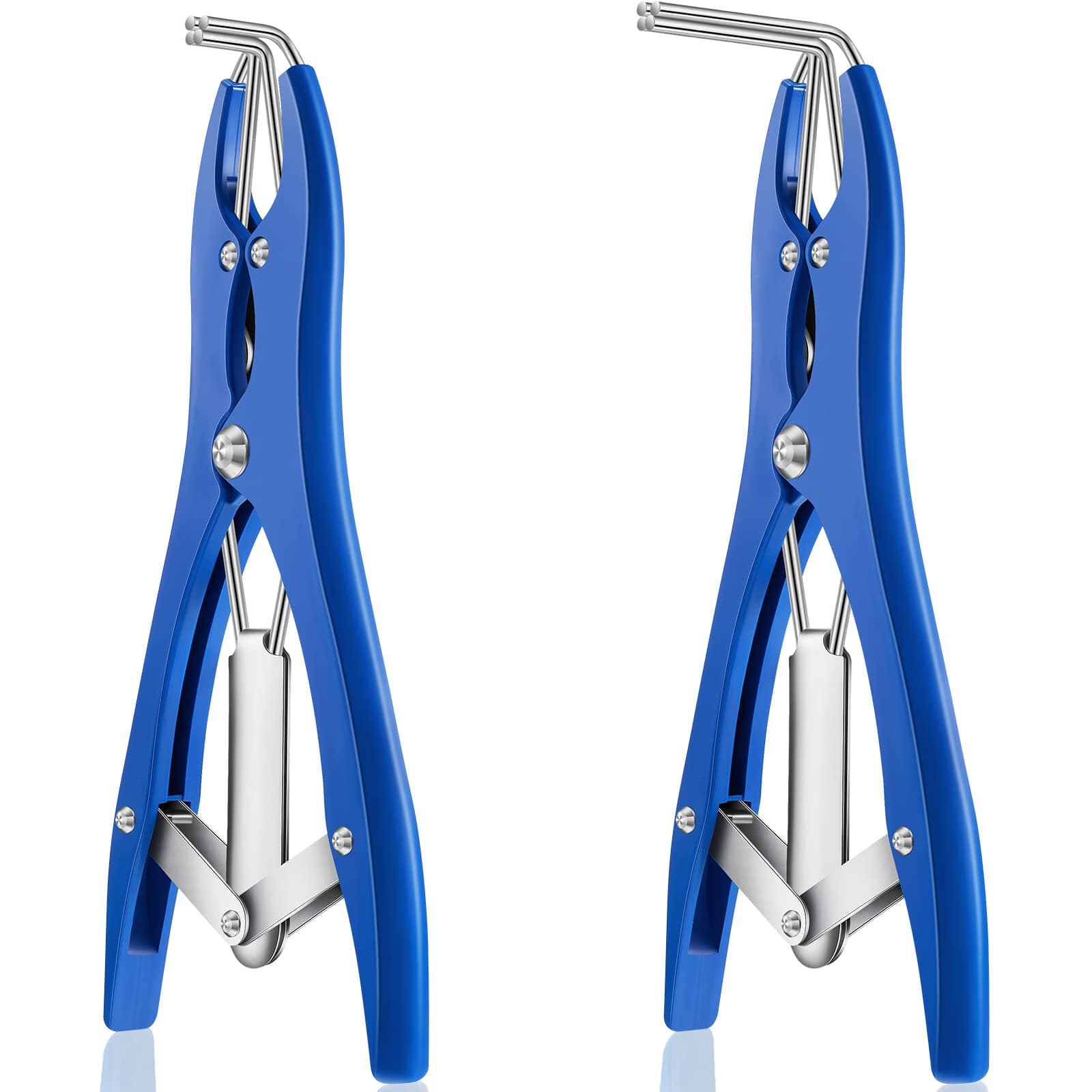 2 Pieces Balloon Stuffing Tool Expander Stretcher Pliers for Stuffer Balloon Opener Tool for Filling Sequins Petals Home Party Activities